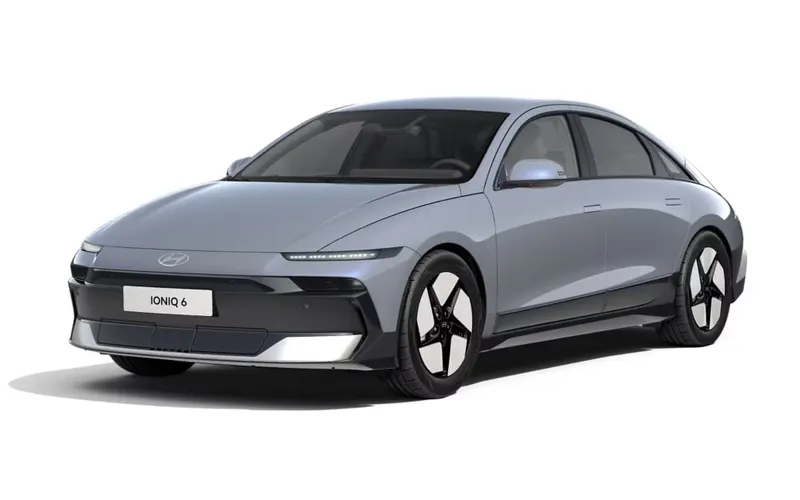 Ioniq 6 visto de perfil